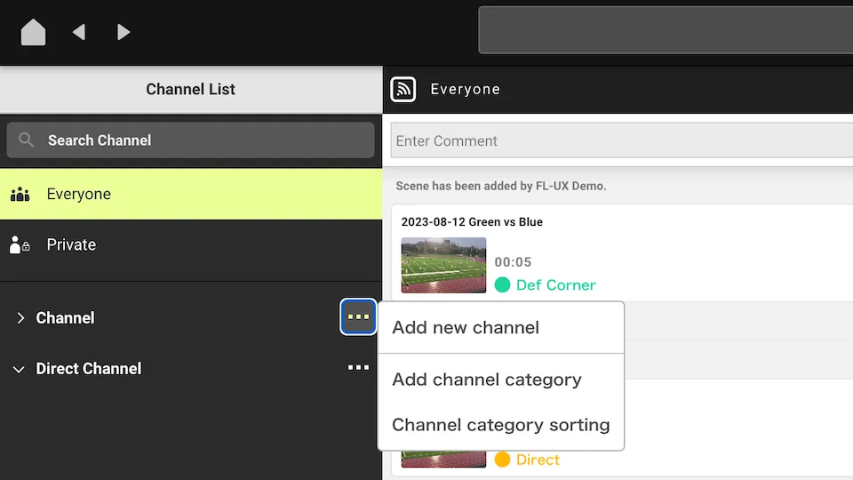 Screenshot for step 1: Create a Channel
