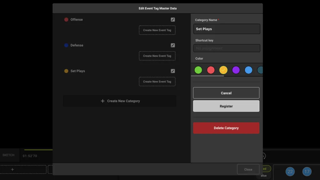 Screenshot for step 2: Create category