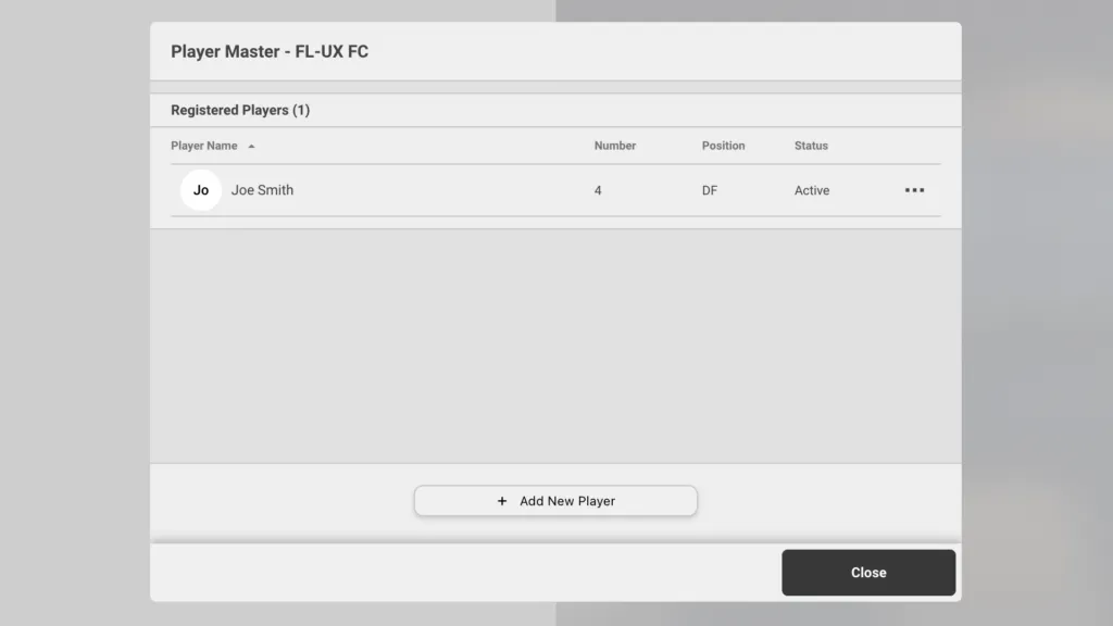 Screenshot for step 4: Your players