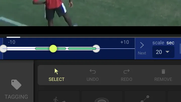 Screenshot: Player Tracking