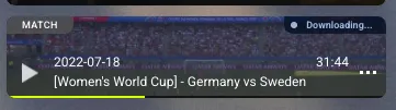 Screenshot for step 4: a match downloading