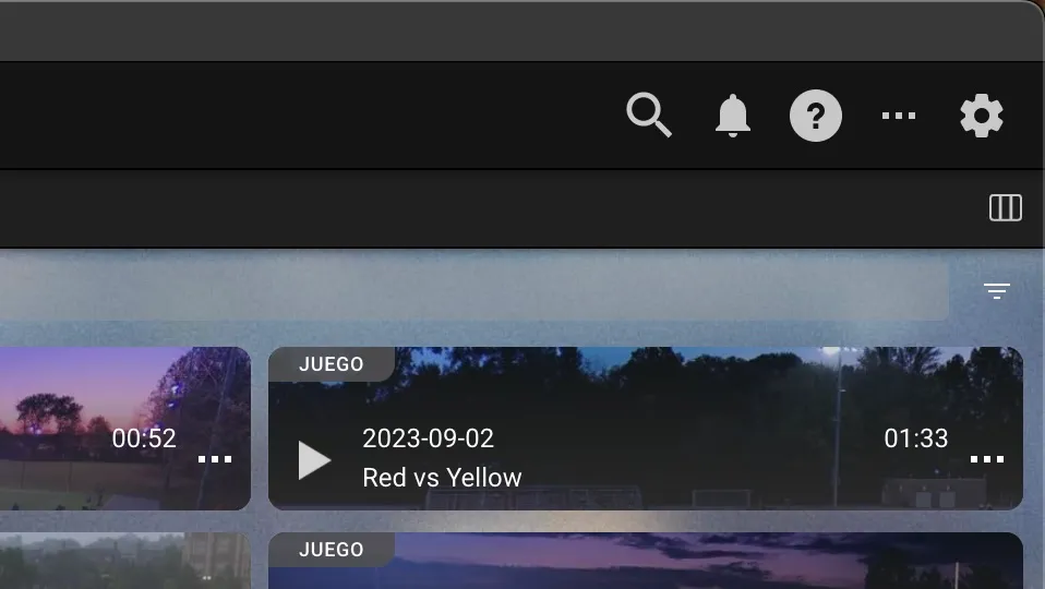Screenshot: Scene Search