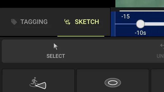 Screenshot for step 2: Sketch tab