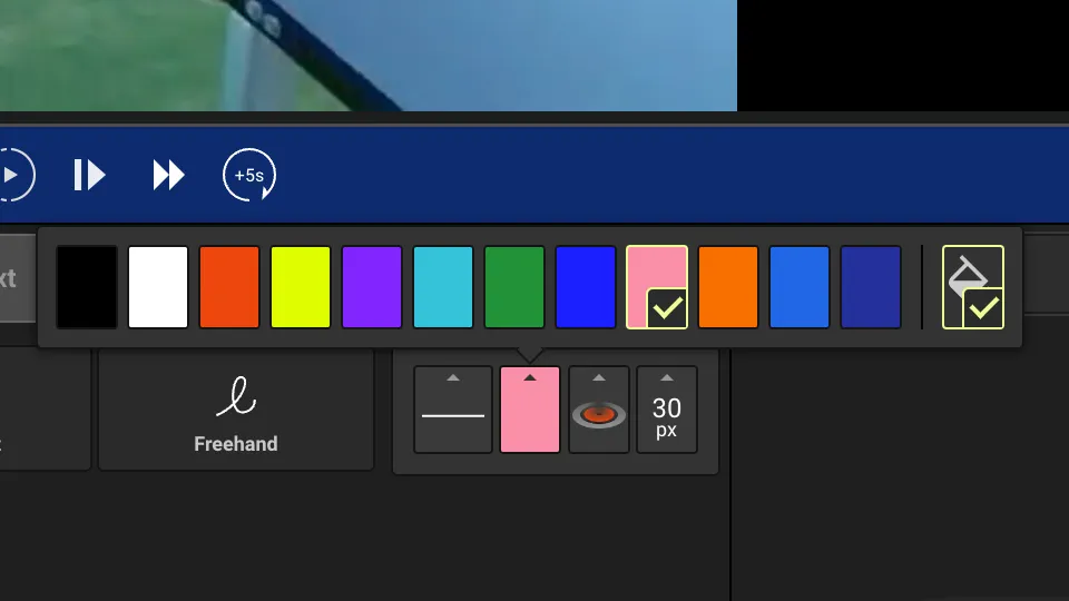 Screenshot: Sketching Tools