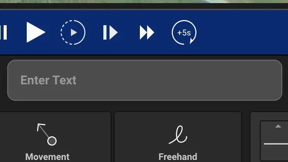Screenshot: Sketching Tools