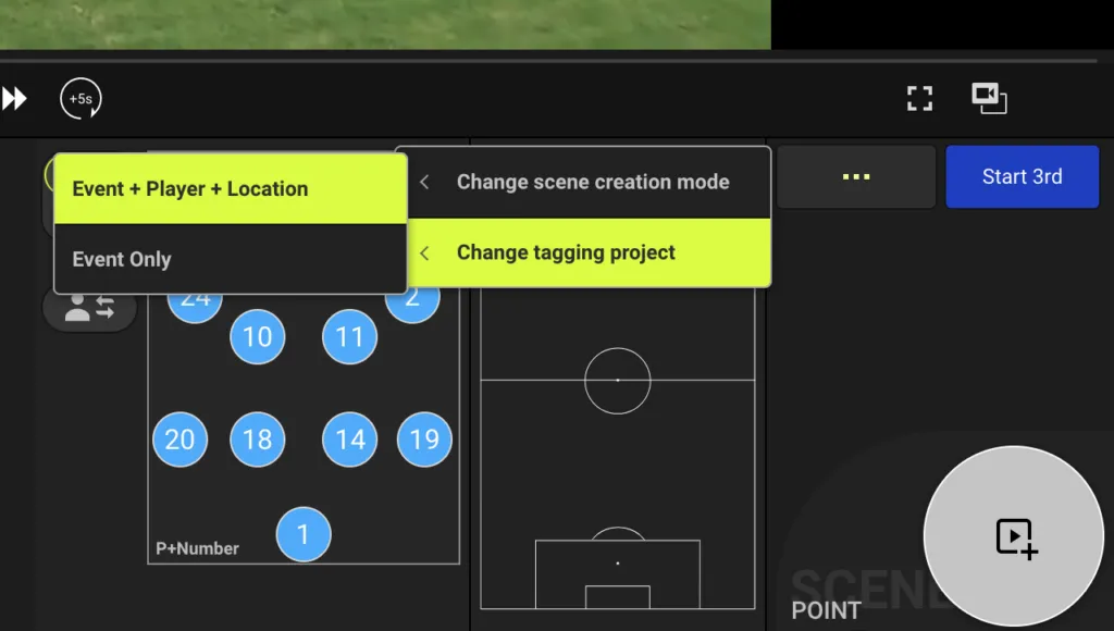 Screenshot: Tagging Board