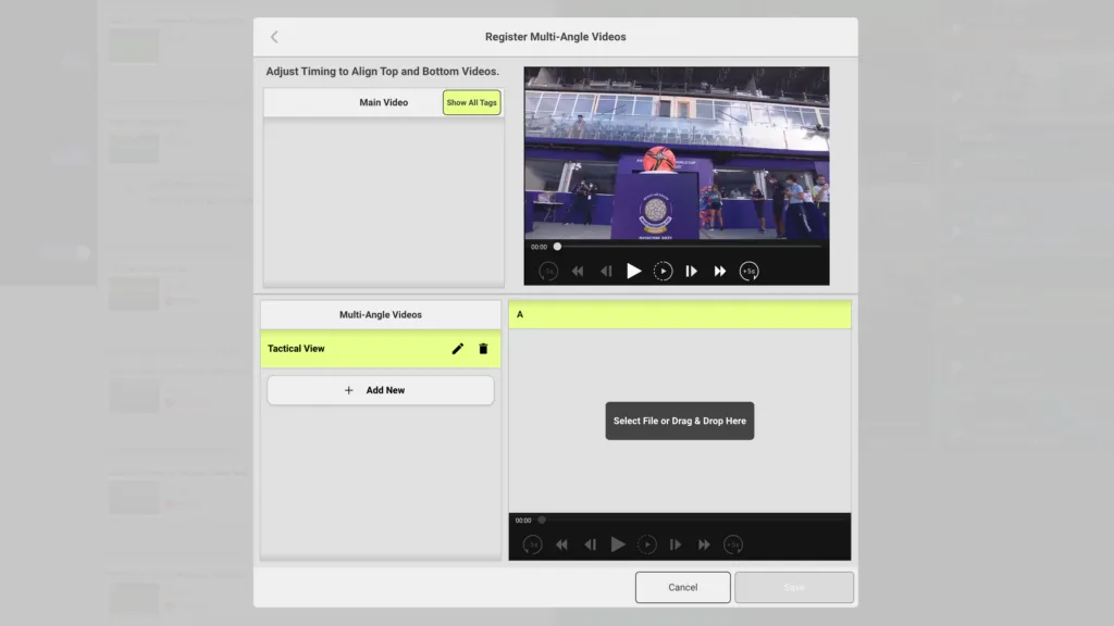 Screenshot for step 3: Sync angles