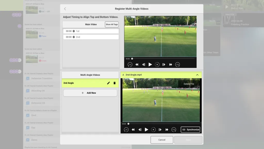 Screenshot: Upload Video