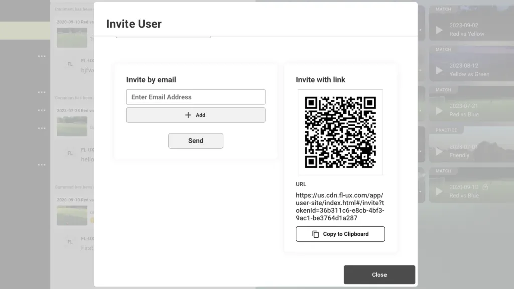 Screenshot: User Management