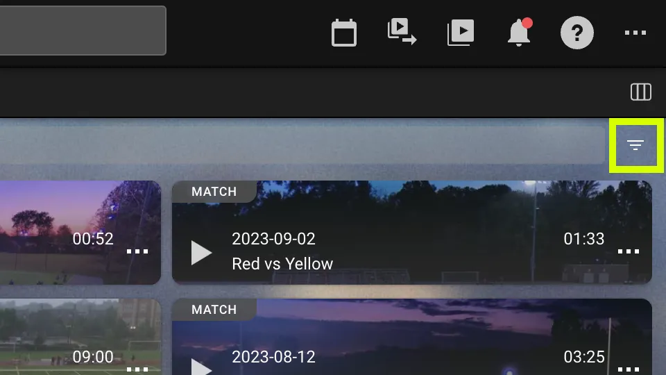 Screenshot for step 1: Open Filters